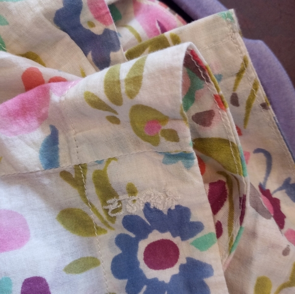 Esprit Flowy Floral Pleated Lightweight Cotton Lined Skirt - Picture 4 of 7